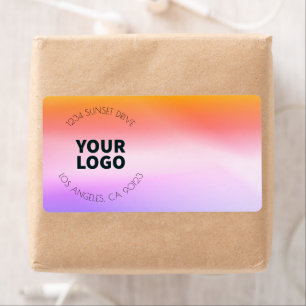 Sunset Inspired Ombre   Return Address or Product