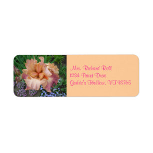 Sunset Iris Return Address Labels