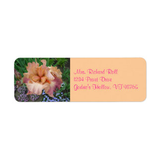 Sunset Iris Return Address Labels