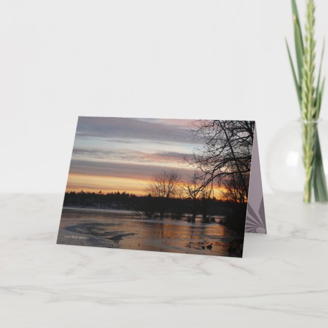 Sunset January 4th Card (Front)