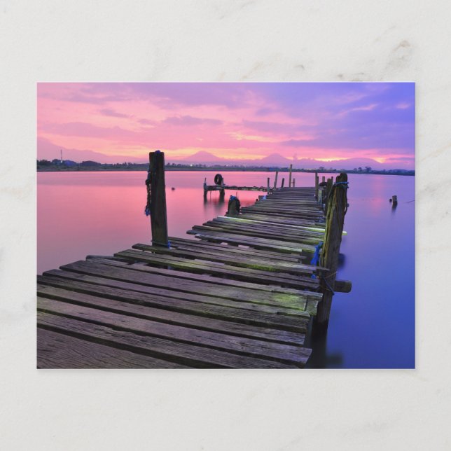 Sunset Jetty Postcard (Front)