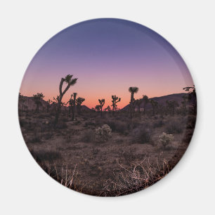 Sunset Joshua Tree National Park Magnet