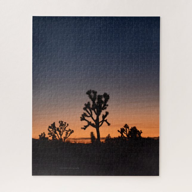 Sunset Joshua Trees Jigsaw Puzzle (Vertical)