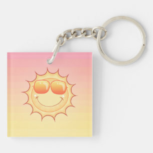 Sunset Key Ring