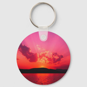 Sunset Key Ring