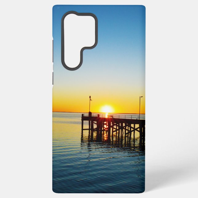 Sunset Kisses, Port Victoria, Australia, Samsung Galaxy S22 Ultra Case (Back)