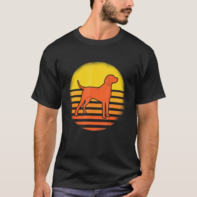 Sunset Labrador Retriever Labby Black Lab Labrador T-Shirt (Front)