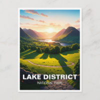 Sunset Lake District National Park