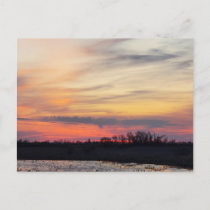 Sunset, Lake Erie, Ohio Postcard