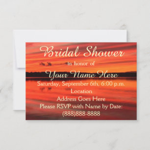 Sunset Lake Invitation