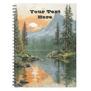 Sunset Lake Notebook