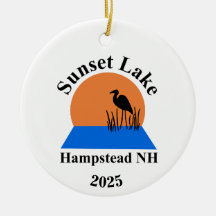 Sunset Lake Ornament
