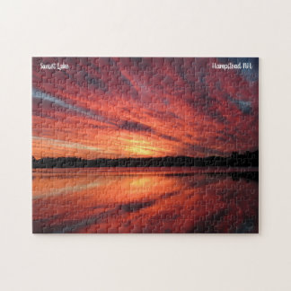 Sunset Lake Sunset Puzzle