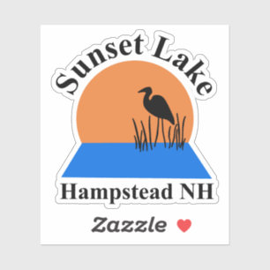 Sunset Lake Vinyl Decal