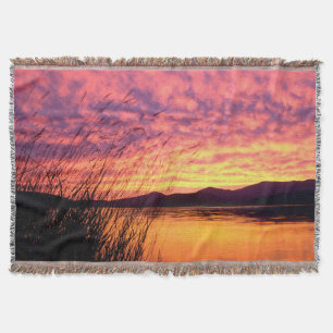 Sunset Lakeshore design Blanket