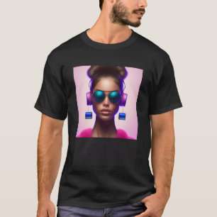 Sunset Lamp Sunset Colours Polygel Colours Womens T-Shirt