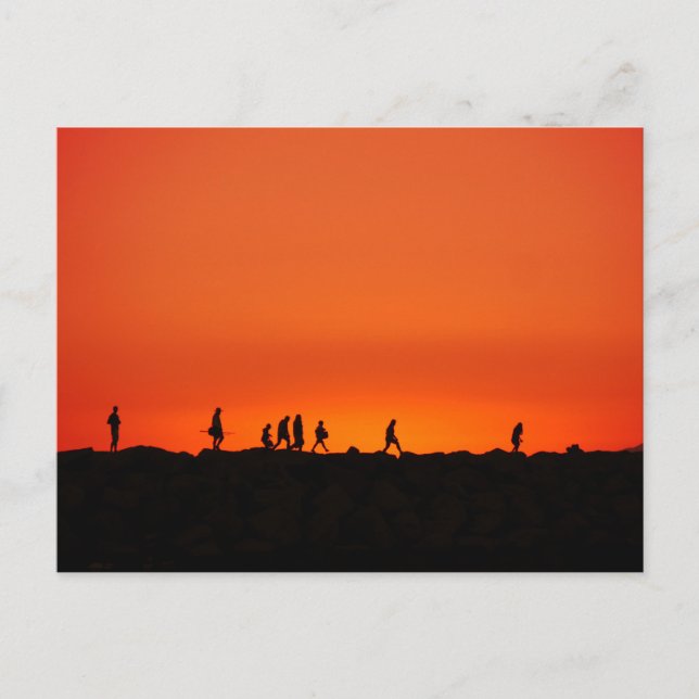 Sunset Landscape Fine Art Photograph  Postcard (Front)