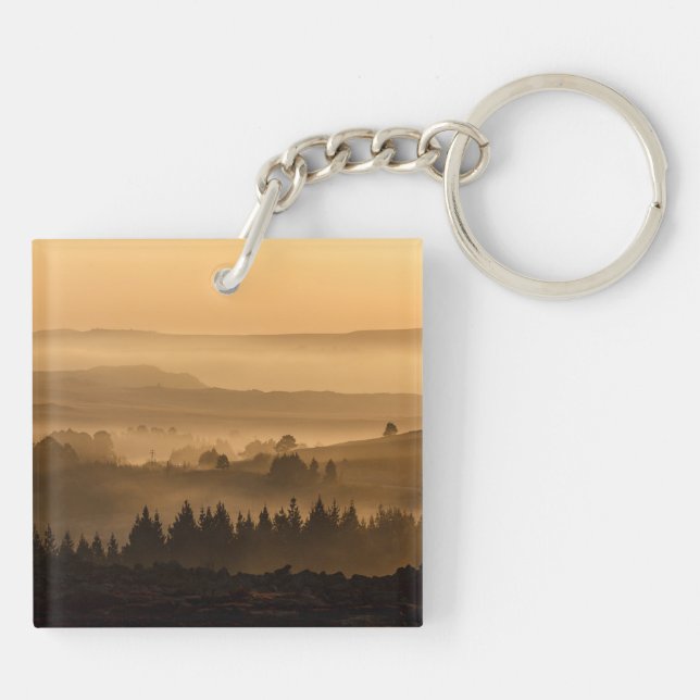 Sunset landscape key ring (Back)