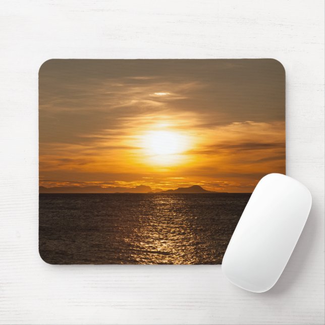 Sunset Landscape Nature Photo Mouse Mat (With Mouse)