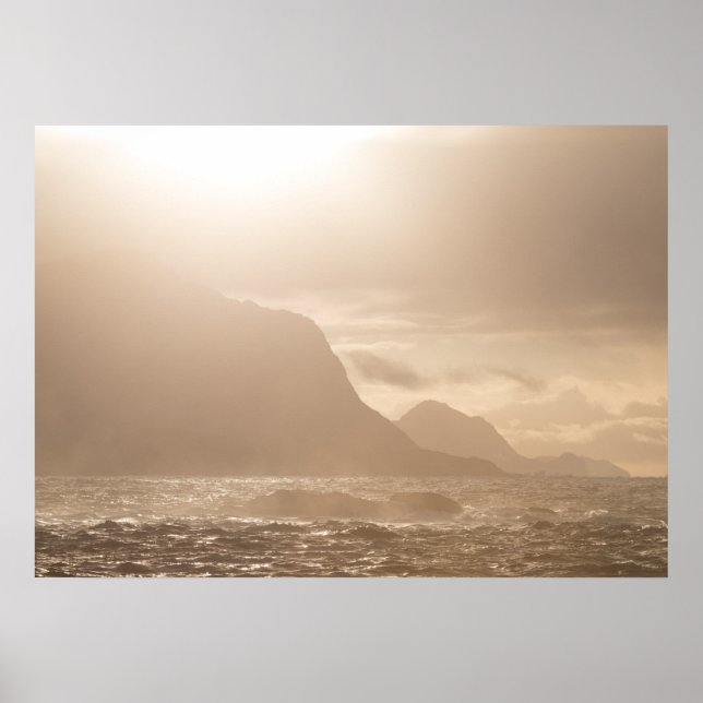 Sunset Landscape Photo Poster (Front)