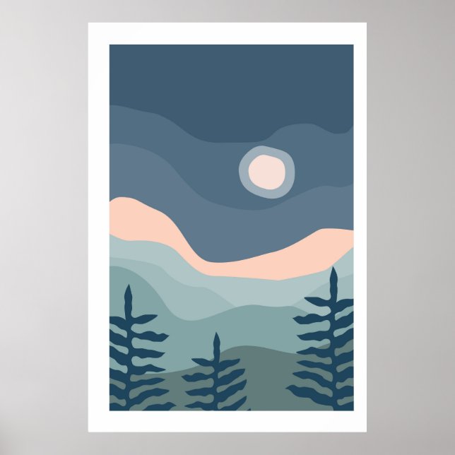 Sunset landscapes poster (Front)