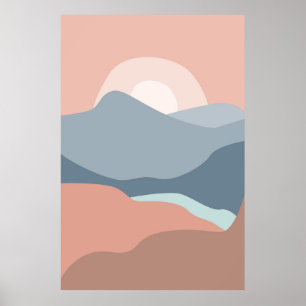 Sunset landscapes poster