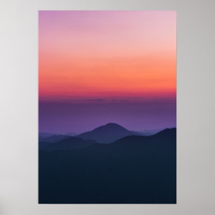 Sunset layers poster