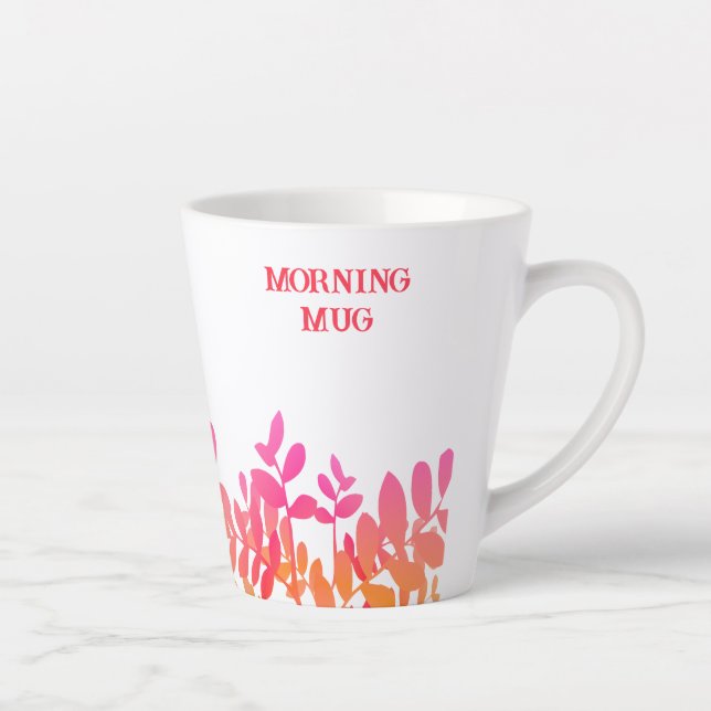 Sunset Leaves  Latte Mug (Right)