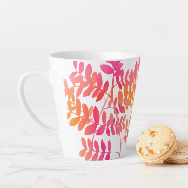 Sunset Leaves  Latte Mug (In Situ)