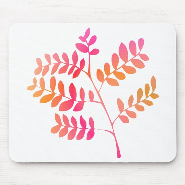 Sunset Leaves  Mouse Mat (Front)