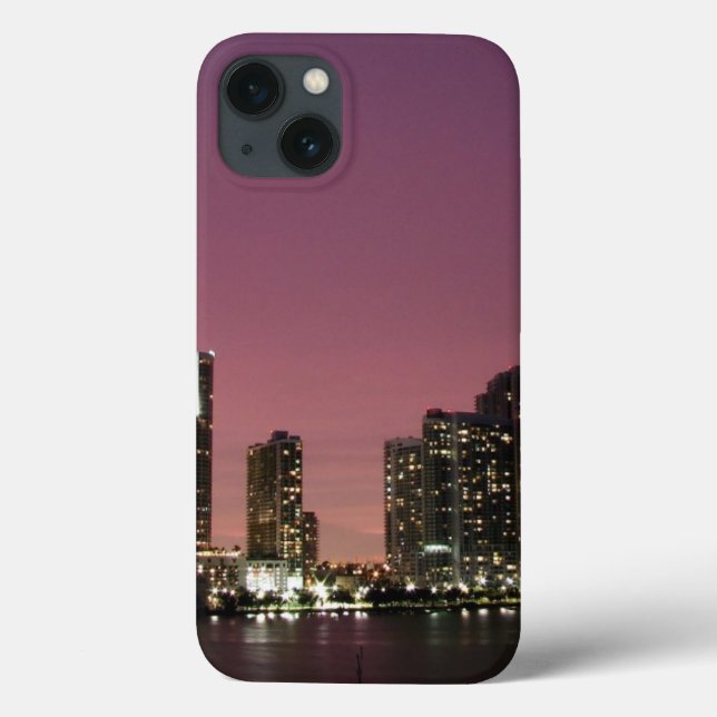 Sunset light over Miami after a storm Case-Mate iPhone Case (Back)