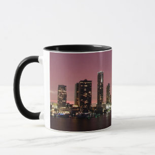 Sunset light over Miami after a storm Mug