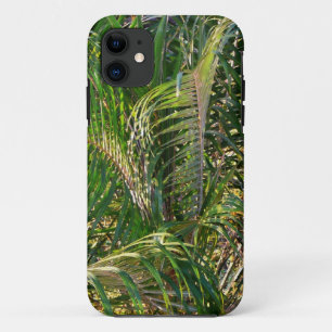 Sunset Lit Palm Fronds Tropical iPhone 11 Case