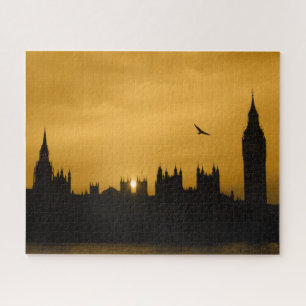 Sunset - London - Big Ben - 16x20 - 520 pcs. Jigsaw Puzzle
