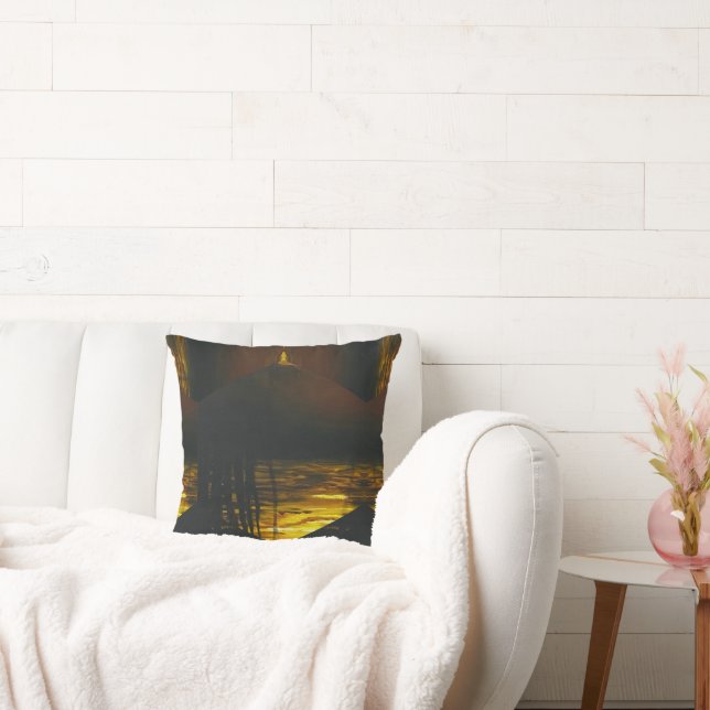Sunset Magic Abstract Cushion (Couch)