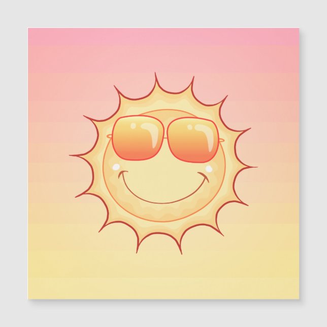 Sunset Magnet Card (Front)