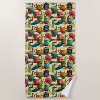 Sunset Mai Tais Beach Towel