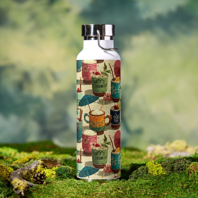 Sunset Mai Tais Water Bottle (Outdoor (Rotated))
