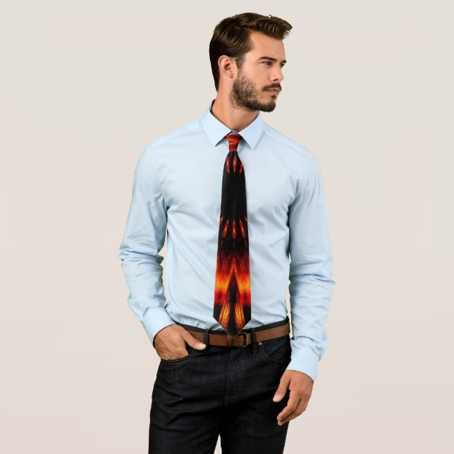 Sunset Mandala Tie (In Situ)