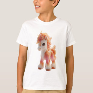 Sunset Mane Fantasy Pony Kids T-Shirt