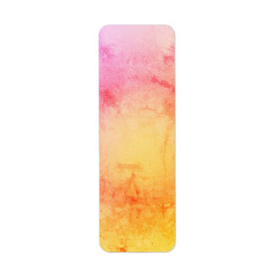 Sunset Marble Address Label