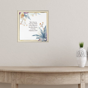 Sunset Meadow Frame Poster