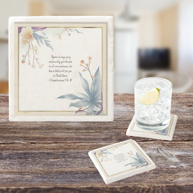 Sunset Meadow Frame Stone Coaster (Creator Uploaded)