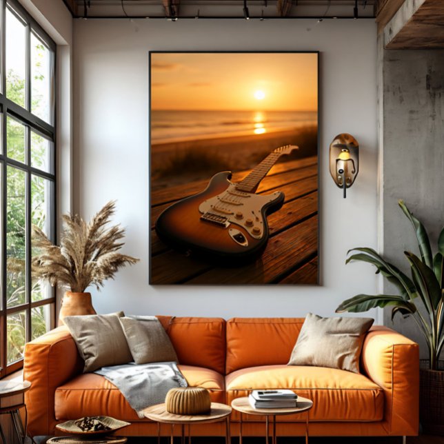 Sunset Melody Canvas Print (Creator Uploaded)
