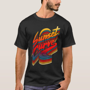 Sunset Men Curve For Men Women T-Shirt