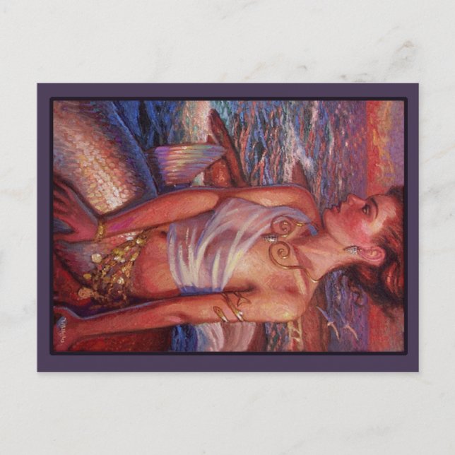 Sunset Mermaid postcard (Front)