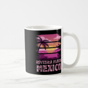 Sunset Mexico Riviera Maya Summer Vacation Beach S Coffee Mug