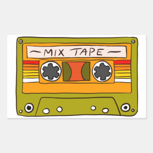 Sunset Mix Tape Sticker