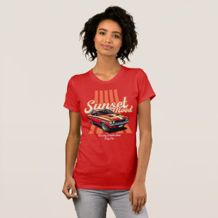 Sunset Mood Orange Aesthetic Tee