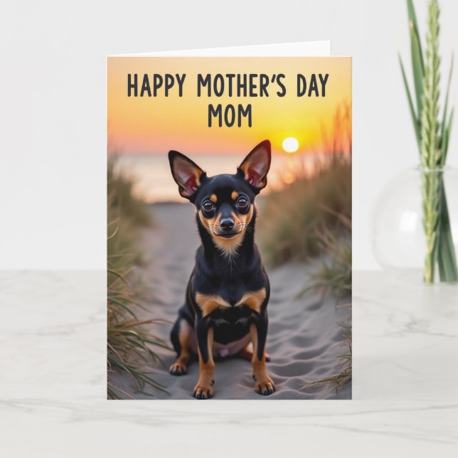 Sunset Mothers Day Love Card (Front)